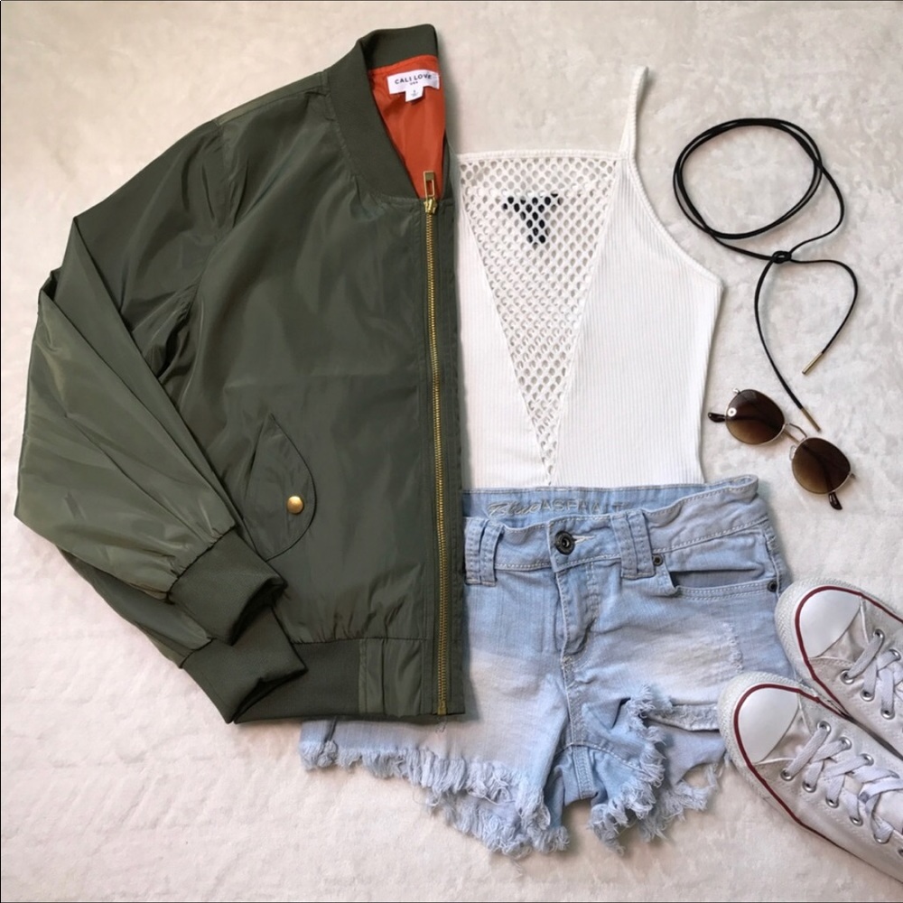 NWT Love by Cali Love Bomber Jacket Size:3x